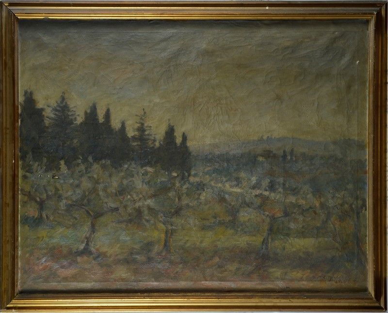 Dino Migliorini - Paesaggio Toscano