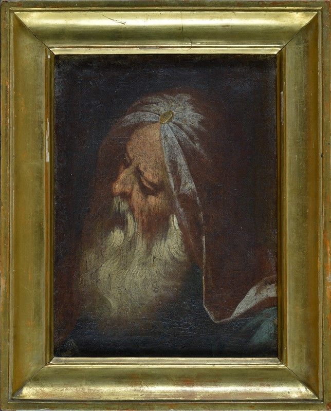Scuola Veneta, XVII - XVIII Sec. - Testa di Profeta