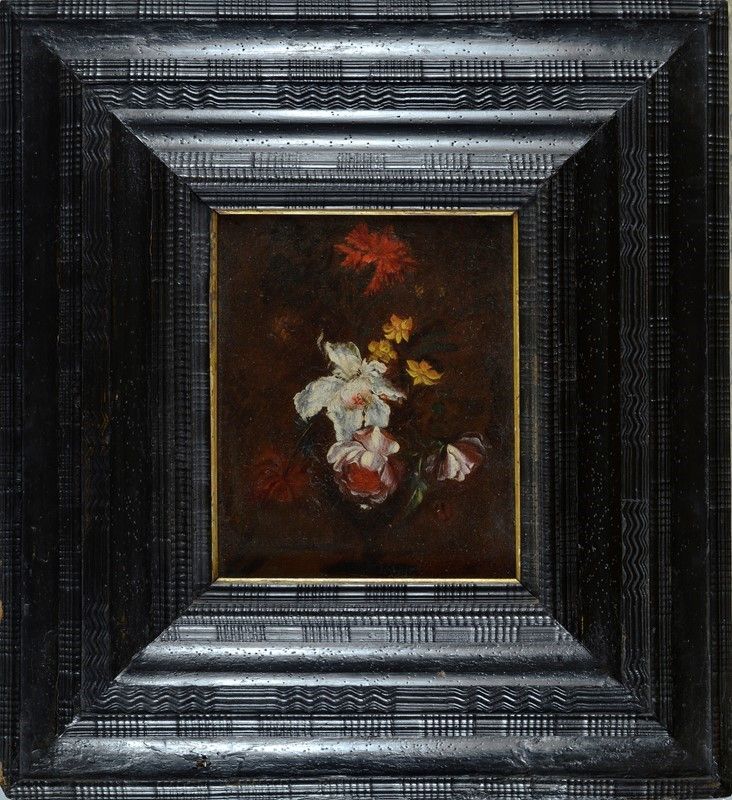 Scuola Fiamminga, XVII-XVIII Sec. - Vaso di Fiori