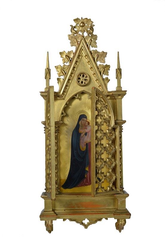 Scuola Italiana, XIX Sec. - Madonna con Bambino