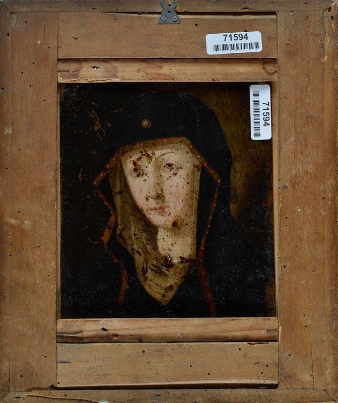 Scuola Italia Centrale, XVI - XVII Sec. - Maddalena Orante (fronte); Volto di Madonna (retro)