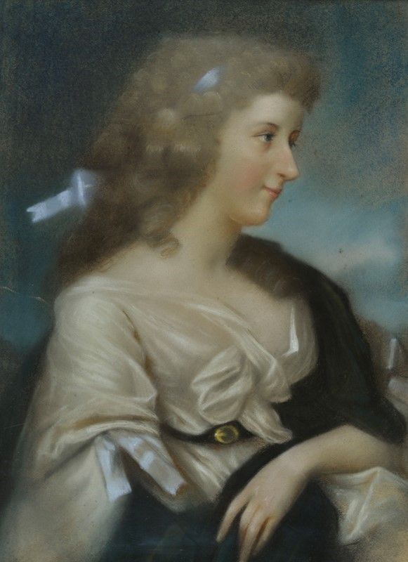 Scuola Inglese, XVIII - XIX sec. - Giovane dama