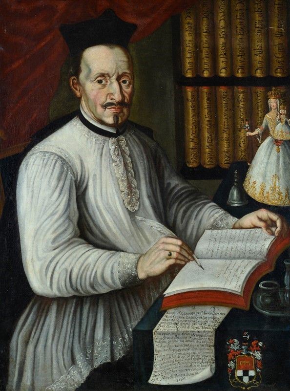 Scuola Italia Centrale, XVIII sec. - Ritratto di prelato