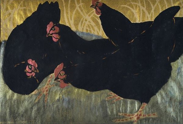 George Manzana - Pissarro - Hens