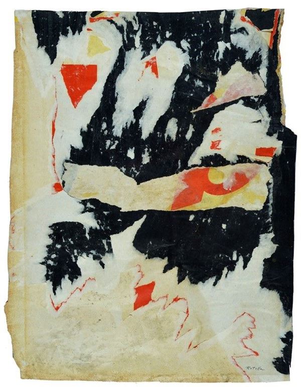 Mimmo Rotella - Senza titolo
