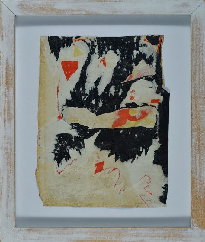 Mimmo Rotella - Senza Titolo