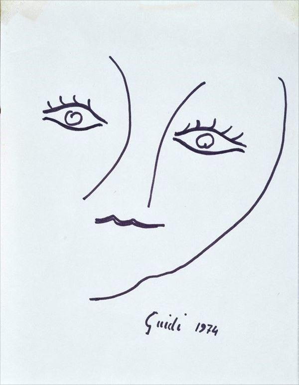 Virgilio Guidi - Volto