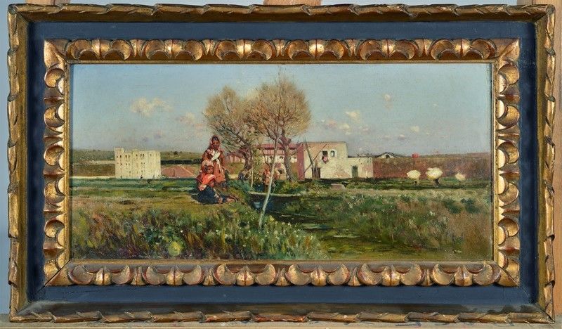 Giuseppe Laezza - Campagna con Figure
