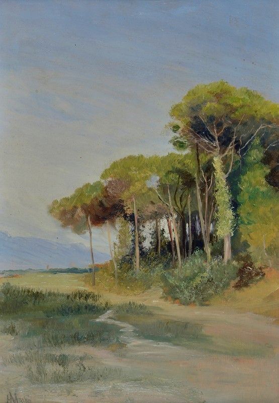Henry Markò - Paesaggio nei Dintorni di Pisa