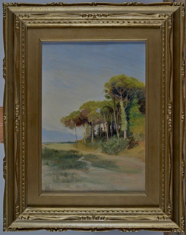 Henry Markò - Paesaggio nei Dintorni di Pisa