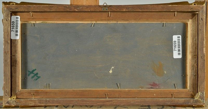 Giovanni Lomi - Buoi al Pascolo