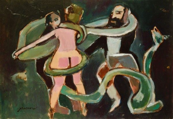 Mino Maccari - Groviglio, 1970