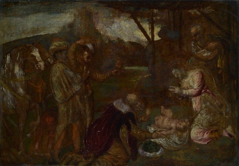 Scuola Veneta, XVI Sec. - Adorazione dei Magi