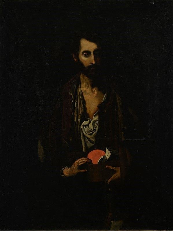 Scuola Italia Meridionale, XVII sec. - Ritratto di filosofo