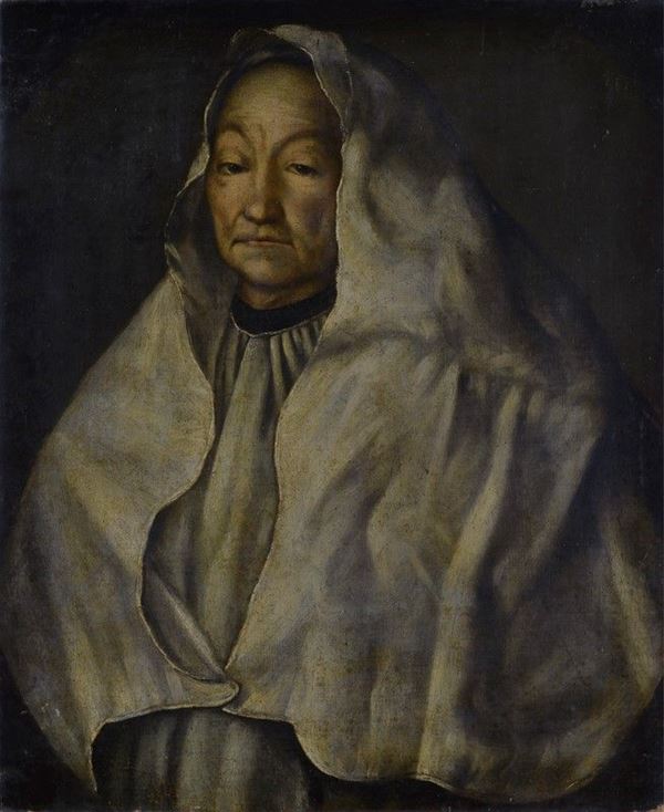Scuola Lombarda, XVII sec. - Ritratto di monaca