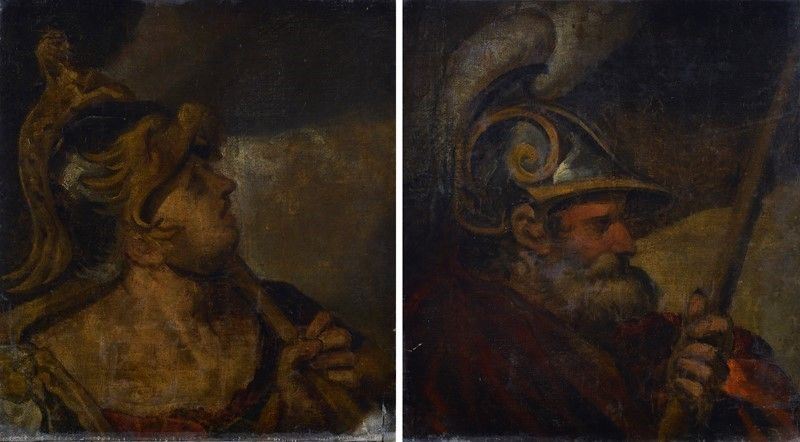 Anonimo, XVIII Sec. - Guerrieri