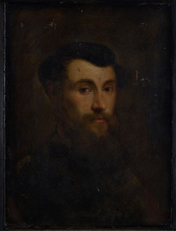 Scuola Fiamminga, XVII sec. - Portrait of young man with beard