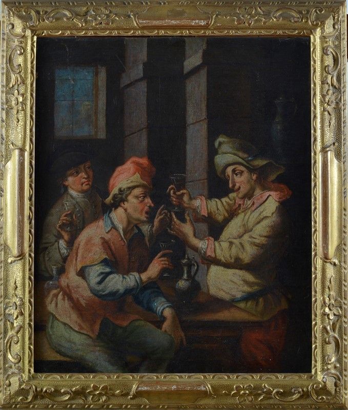 Scuola Italia Settentrionale, XVIII Sec. - Scene di Carattere Popolare