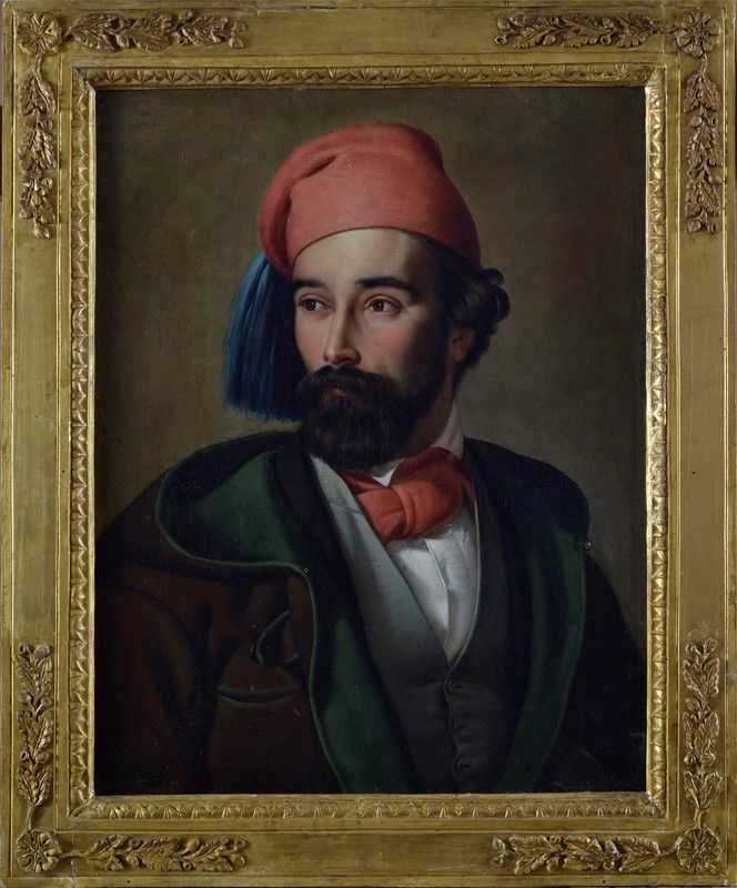 Attr. a Silvestro Lega - Ritratto del Pittore Luigi Mussini