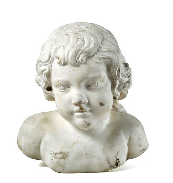 Busto di fanciulla  - Asta ANTIQUARIATO - I - Galleria Pananti Casa d'Aste