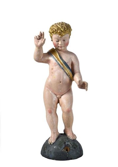 Gesù Bambino sul Globo Terrestre