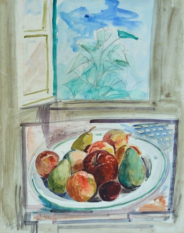 Achille Funi - Still life
