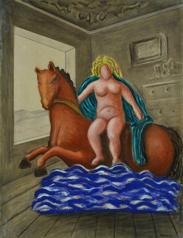 Alberto Savinio - The horsewoman