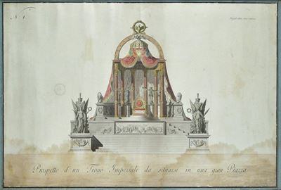 Prospetto D'un Trono Imperiale...