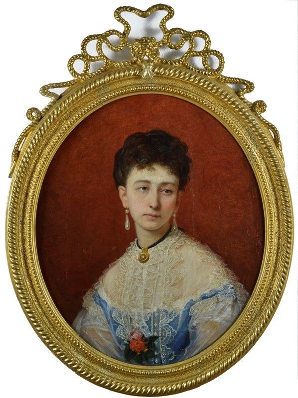 Anonimo, XIX sec. - Ritratto di dama