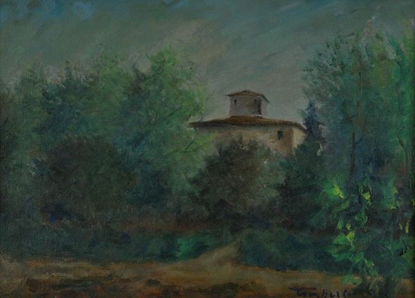 Anonimo, XX sec. - Casolare di campagna