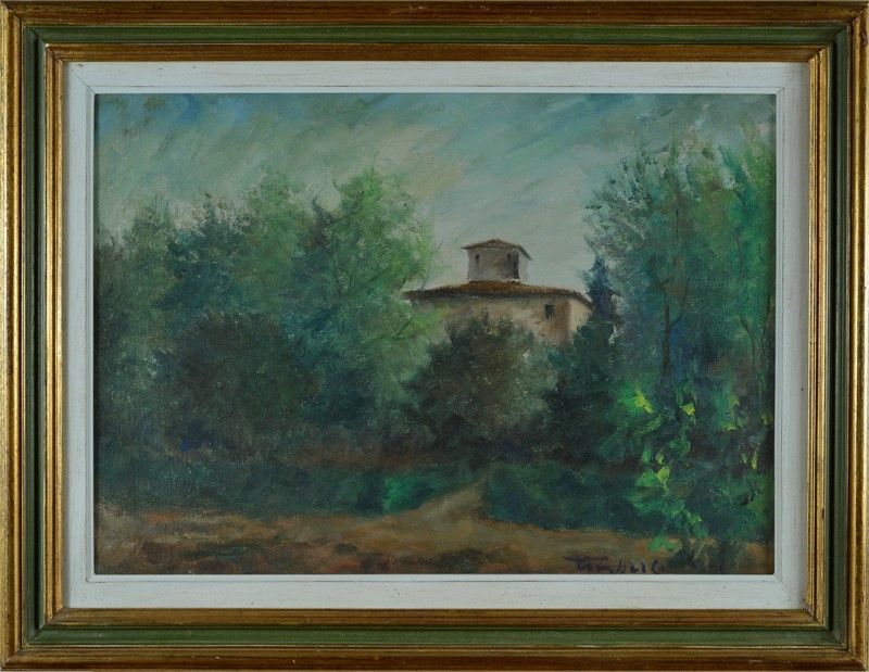 Anonimo, XX Sec. - Casolare di Campagna