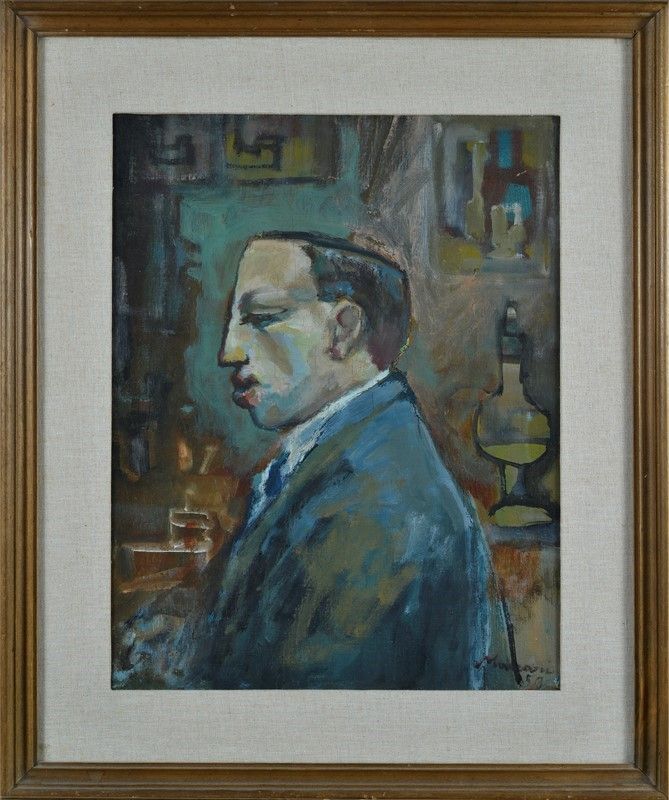 Mino Maccari - Ritratto di Longanesi