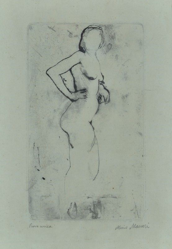 Mino Maccari - Naked