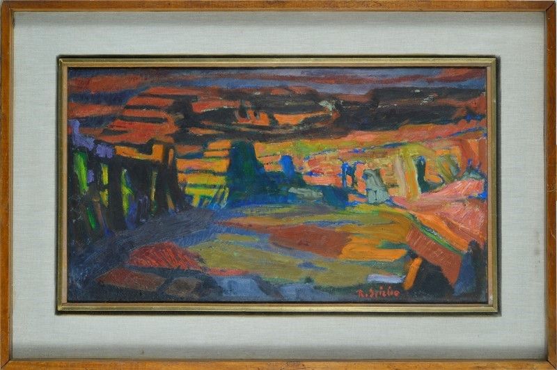 Raffaele Spizzico - Paesaggio in Rosso