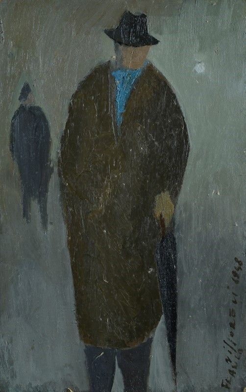 Franco Villoresi - Uomo con Ombrello