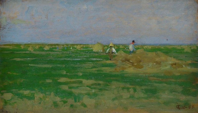 Luigi Gioli - La Raccolta del Fieno