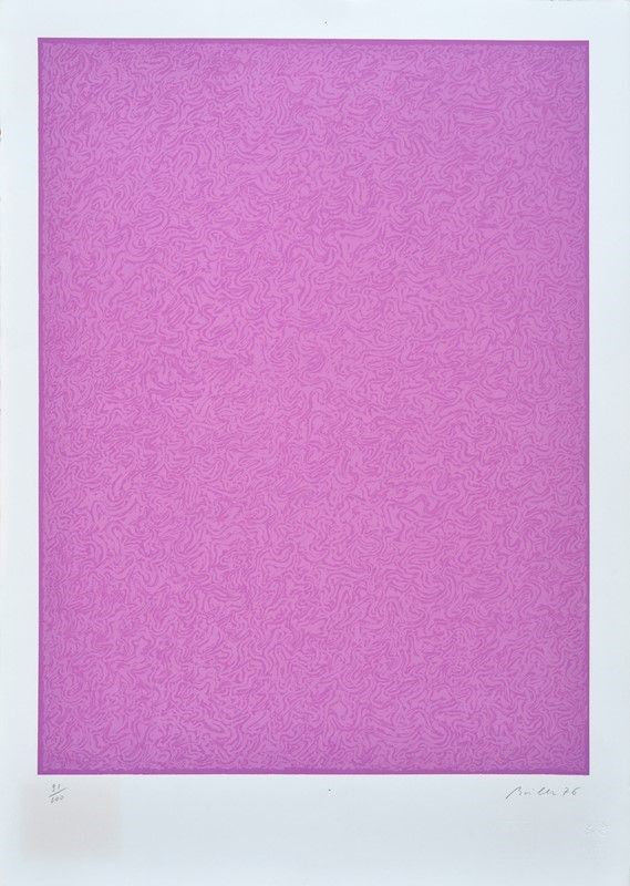 Luigi Boille : Senza titolo  (1976)  - Serigrafia - Asta Edizioni e multipli di arte contemporanea - Galleria Pananti Casa d'Aste