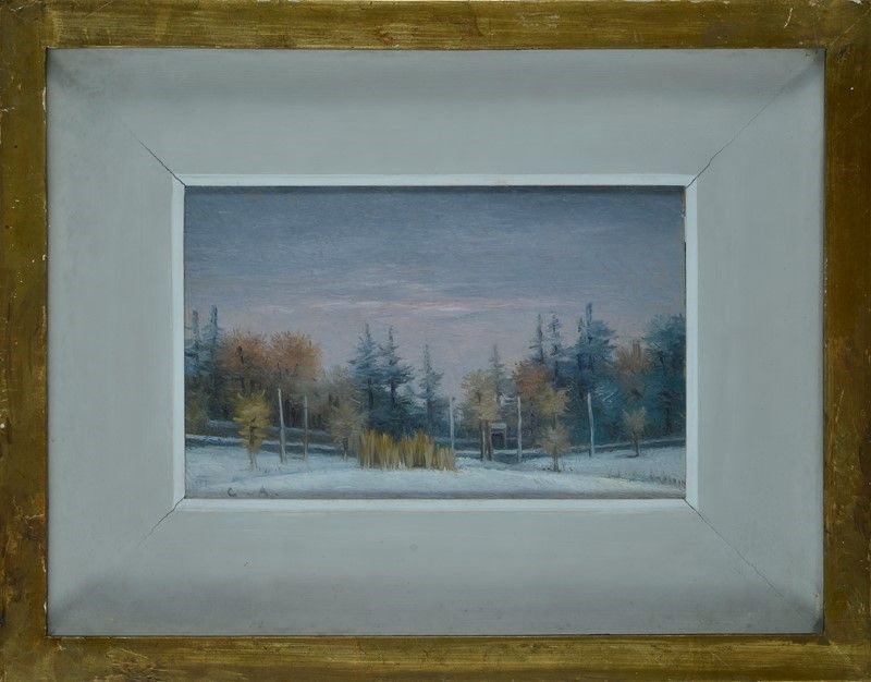 Antonio Calderara - Paesaggio Innevato