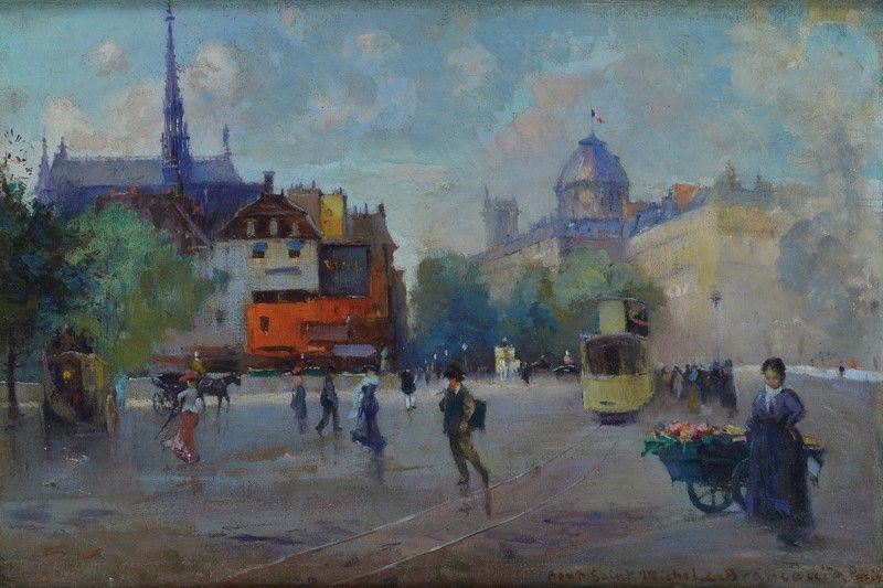 Carlo Brancaccio - Veduta di Mont Saint Michel