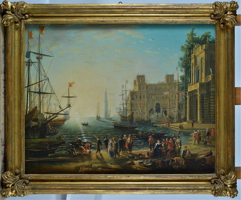 Anonimo, Inizi XIX Sec. - Veduta di Porto