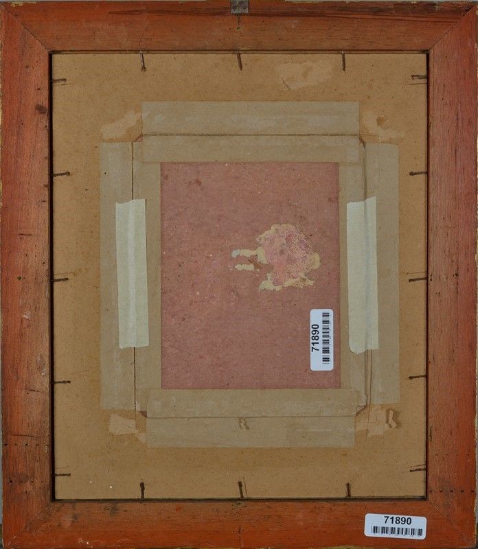 Achille Vianelli - Dama con Cestino di Fiori