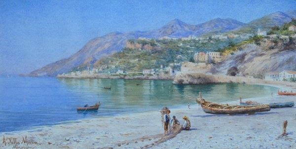 Angelo Della Mura - Veduta di Maiori