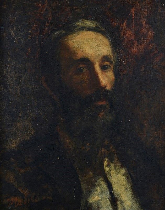 Antonio Mancini - Ritratto Virile