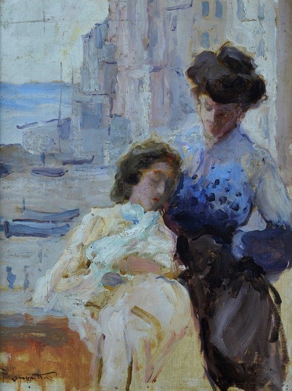 Pietro Scoppetta - Madre e figlia