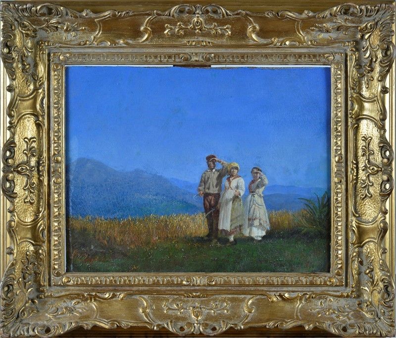 Francesco Lojacono - Mietitori di Sicilia