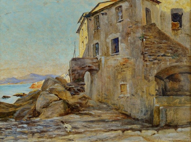 Adolfo Tommasi - Casolare sul Mare