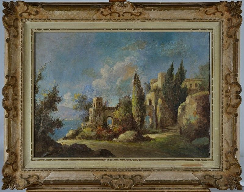 Anonimo, XIX Sec. - Paesaggio