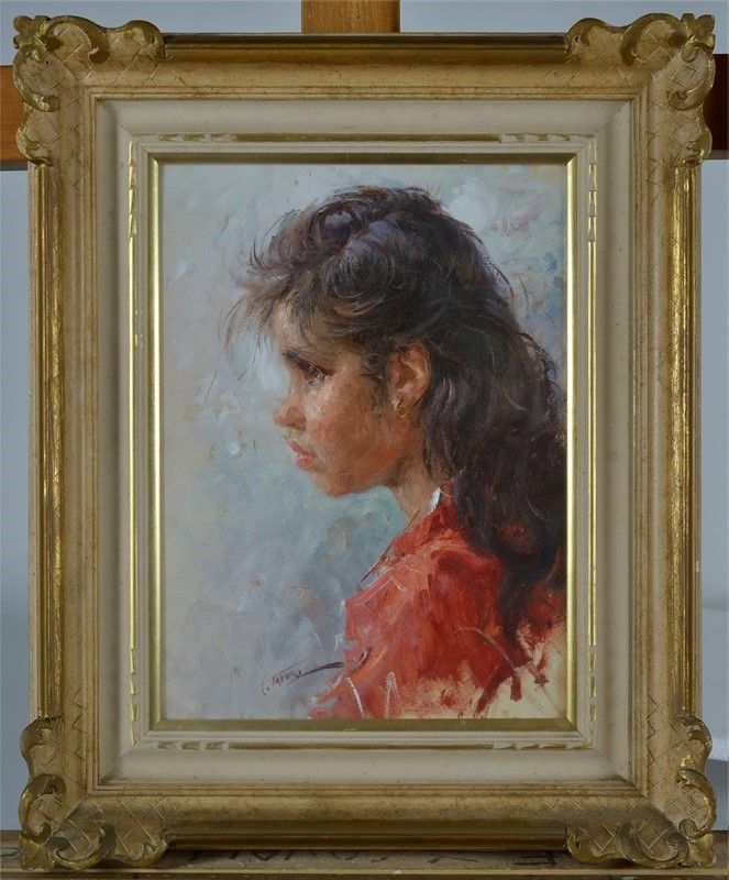 Clemente Tafuri - Ritratto di Ragazza