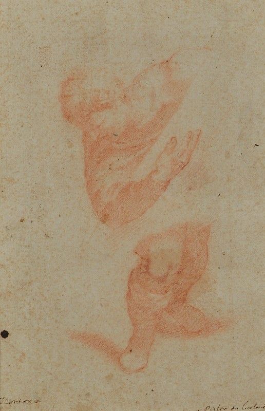 Scuola Italia Centrale, XVII sec. - Studi di figura