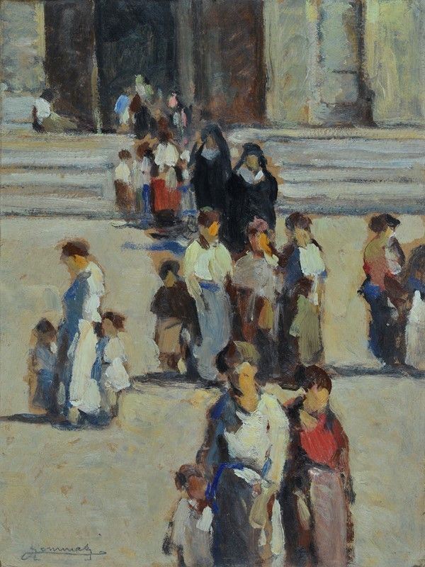 Ludovico Tommasi - L'uscita dalla Messa